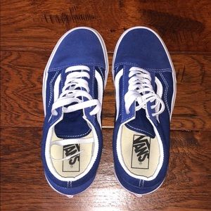 Blue old school vans